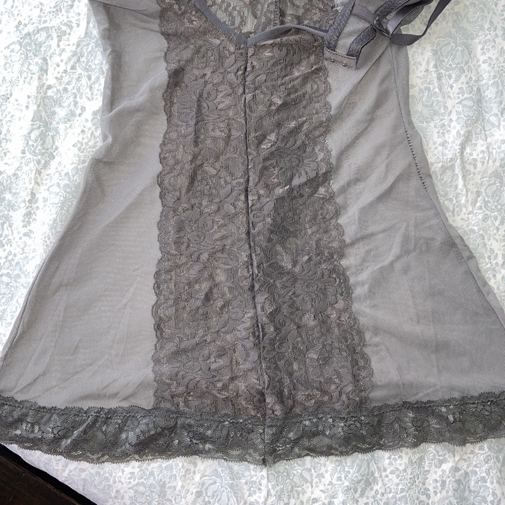 Native Intimates Gray Slip Push Up Bra - image 5